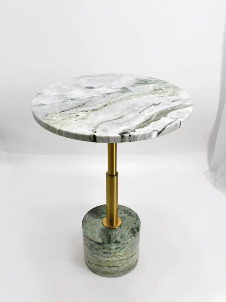 Small Marble Bedside Round Table