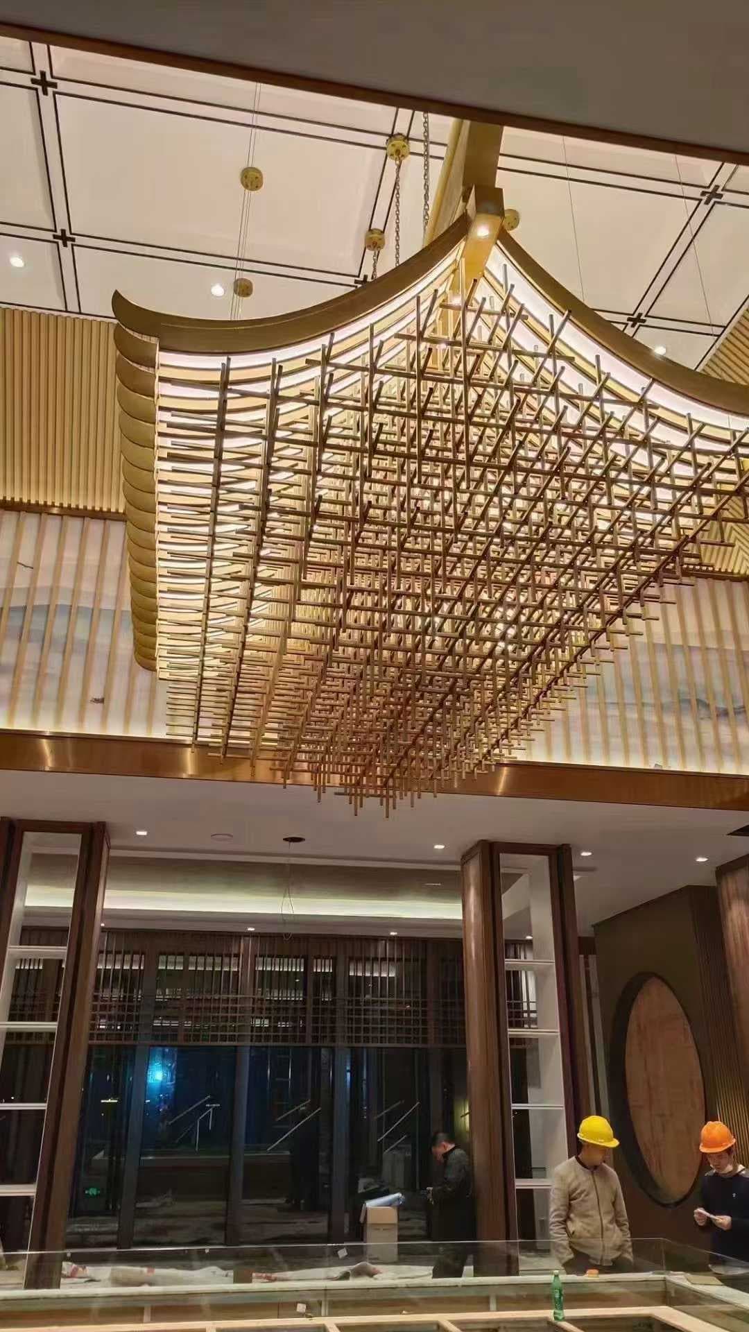 Ceiling lamp luxury design style customized for villa project