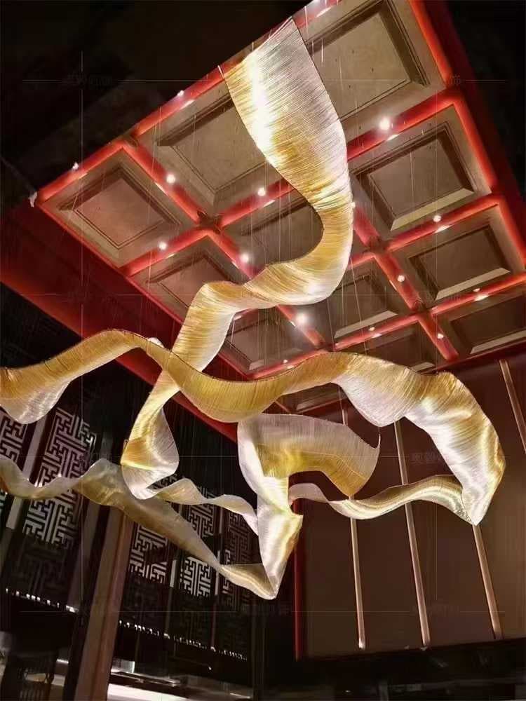 Customized Acrylic Skirt Chandelier Customized for Hotel Villa High-End Club