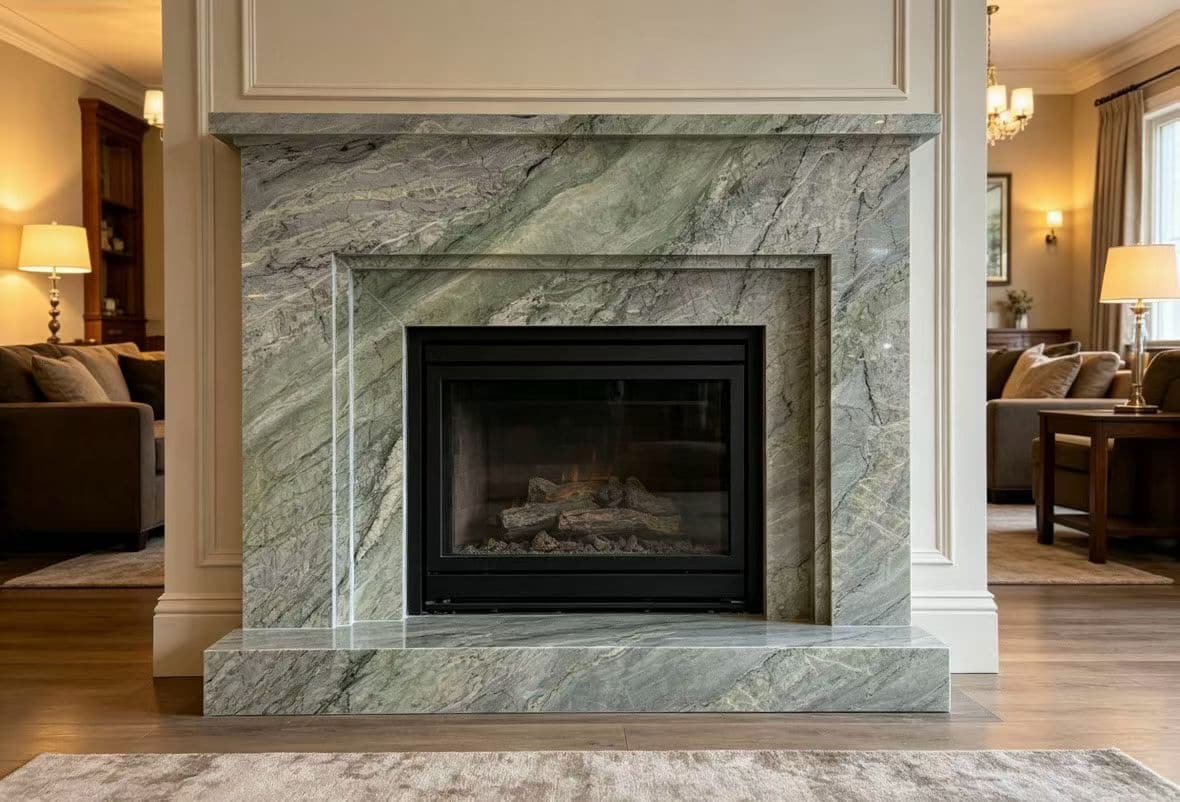 Modern Minimalist Fireplace