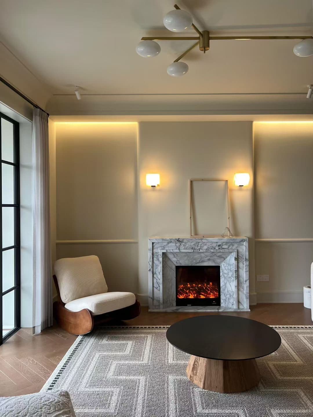 Recessed Fireplace 