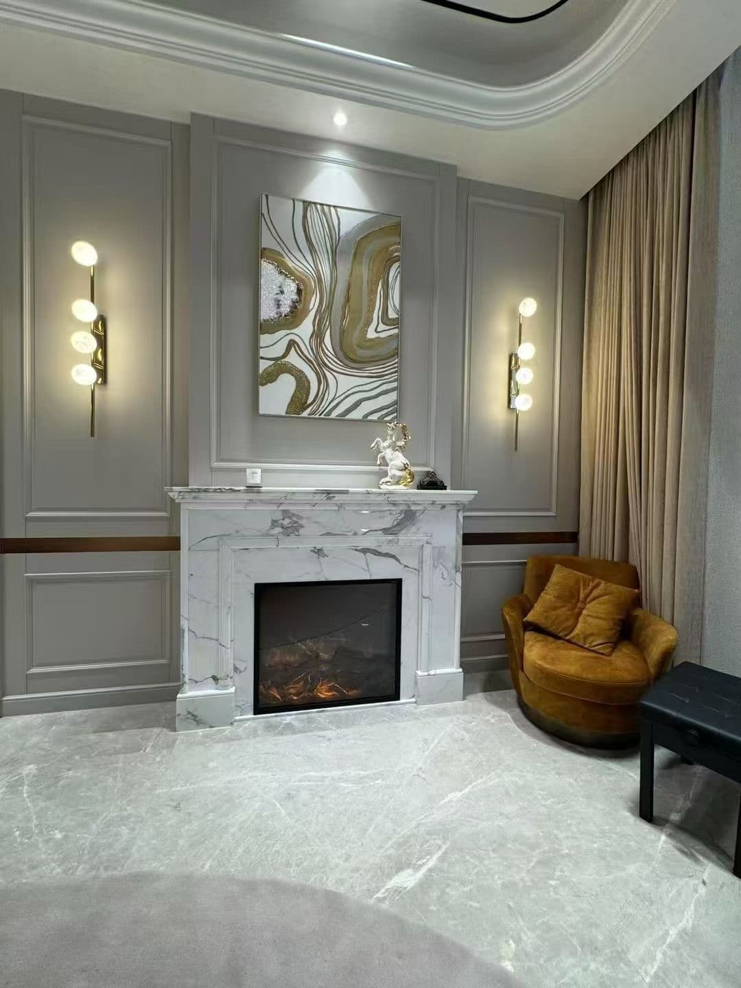 Textured Fireplace 