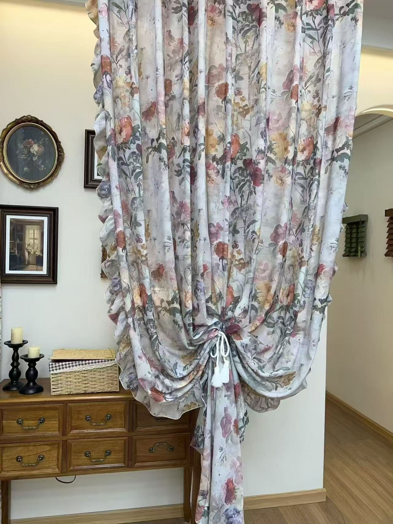 Retro Print Curtains
